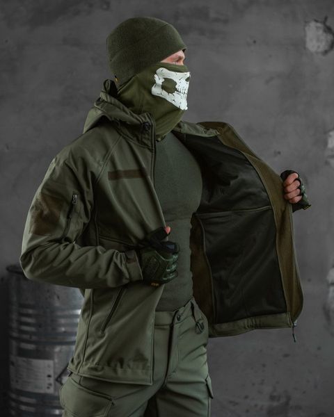Чоловіча Форма Mystical SoftShell Куртка з капюшоном + Штани олива розмір 2XL buy83256frs-2XL фото