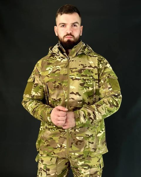 Куртка Tactical Series ріп-стоп з капюшоном мультикам розмір M for01055frs-M фото