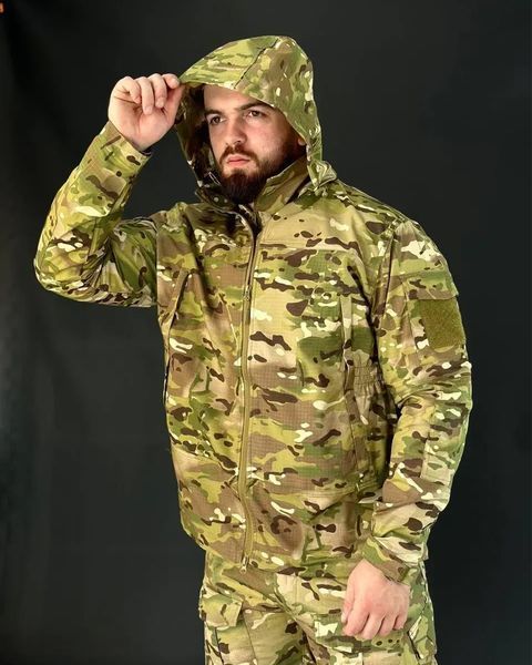 Куртка Tactical Series ріп-стоп з капюшоном мультикам розмір M for01055frs-M фото