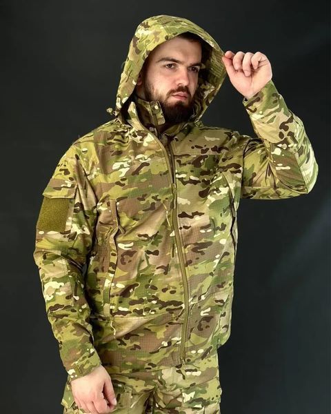 Куртка Tactical Series ріп-стоп з капюшоном мультикам розмір M for01055frs-M фото