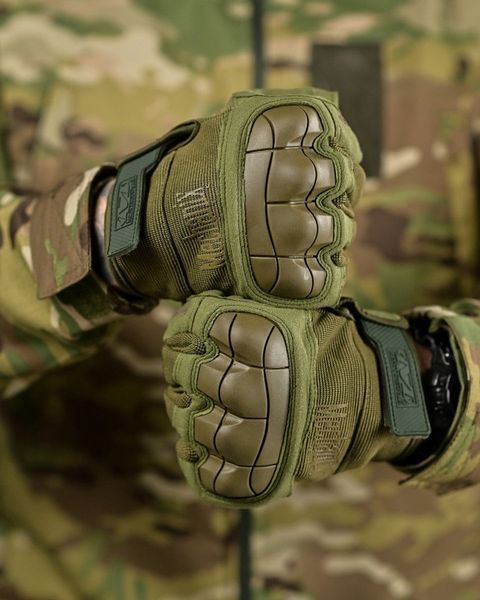 Тактичні Безпалі Рукавиці Mechanix M-Pact олива розмір M buy87002frs-M фото