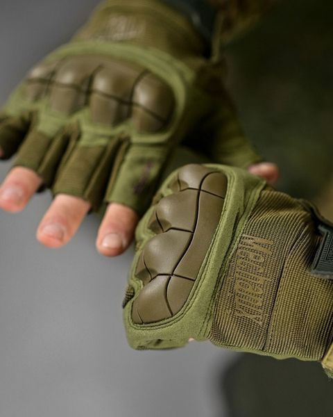 Тактичні Безпалі Рукавиці Mechanix M-Pact олива розмір M buy87002frs-M фото