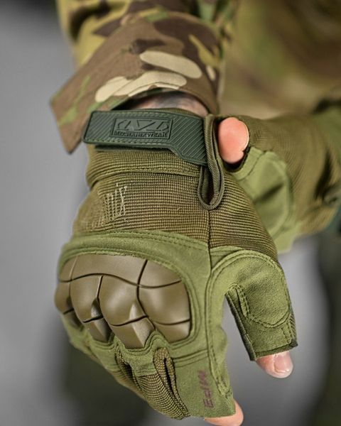 Тактичні Безпалі Рукавиці Mechanix M-Pact олива розмір M buy87002frs-M фото