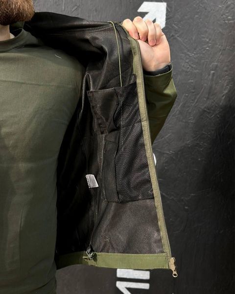 Тактичний Костюм Vanguard SoftShell Куртка з капюшоном + Штани олива розмір S for03065frs-S фото