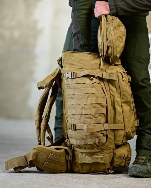 Тактичний Рюкзак 90л LargeCap Cordura койот buy94926frs фото
