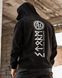 Куртка Born of War з принтом Viking чорна розмір S buy97492frs-S фото 4