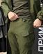 Тактичний Костюм Vanguard SoftShell Куртка з капюшоном + Штани олива розмір S for03065frs-S фото 8