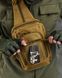 Нагрудна Сумка Hardy Silver Knight Cordura 1000D койот розмір 24 х 18 х 10 см buy13948frs фото 3