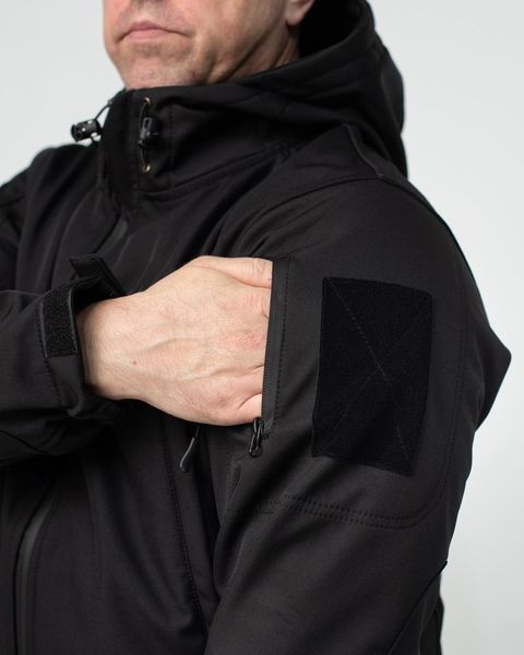Костюм Поліція R-Military SoftShell Куртка + Штани чорний розмір S тмс02596frs-S фото
