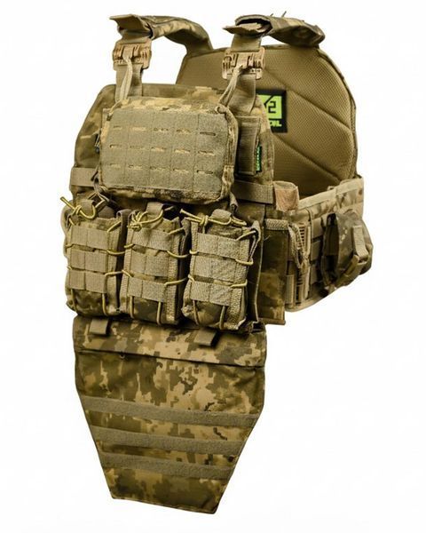 Плитоноска 7.62 Tactical Cordura з підсумками та системою швидкого скиду піксель buy94629frs фото