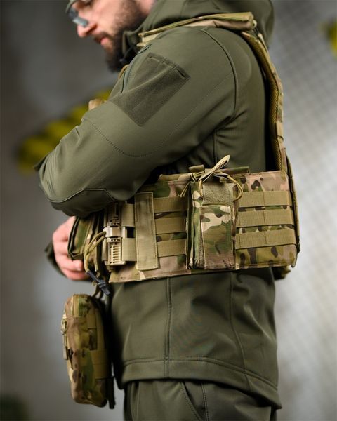 Плитоноска Attack Tactical Plate Carrier Cordura з підсумками мультикам buy95148frs фото