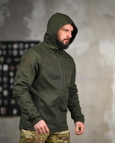 Тактична Куртка Hoiles саржа з капюшоном олива розмір M buy95278frs-M фото