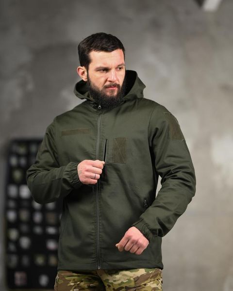 Тактична Куртка Hoiles саржа з капюшоном олива розмір M buy95278frs-M фото