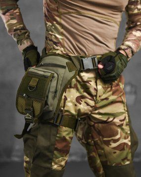 Поясна Сумка Reason Cordura на стегно олива розмір універсальний buy16566frs фото