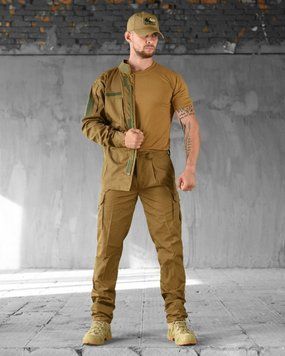 Форма 3в1 ріп-стоп Кітель та Штани + Подарунок Футболка койот розмір M buy19303frs-M фото