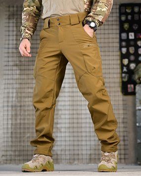 Штани Draft Softshell на флісі койот розмір M buy83821frs-M фото