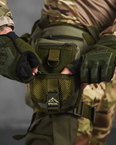 Поясна Сумка Reason Cordura на стегно олива розмір універсальний buy16566frs фото