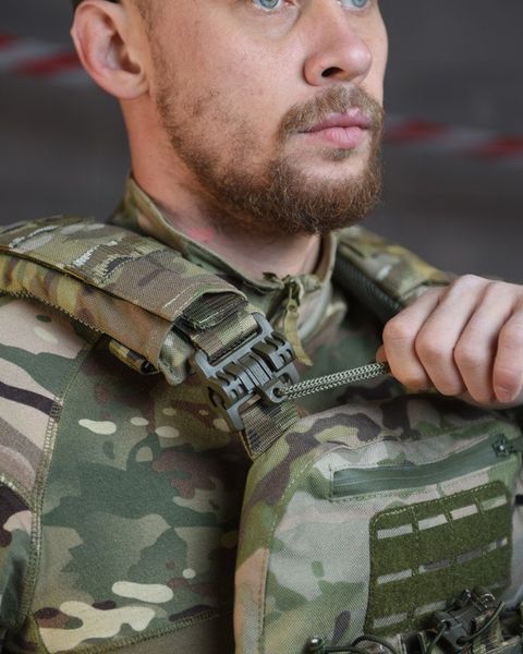 Плитоноска Oblivion Generation Two Cordura з підсумками мультикам розмір 25х30 см buy86773frs фото