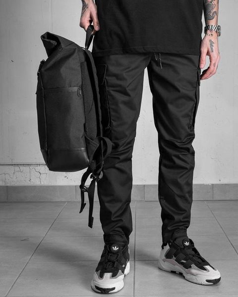 Рюкзак Rolltop 30л Without з принтом Як Приборкати Дракона чорний 42 х 26 см wb8055278frs фото