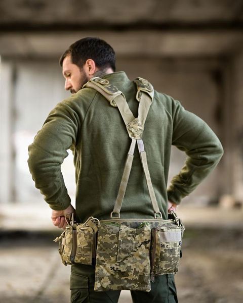 Розвантажувальна Поясна Система 7.62 Tactical Cordura з підсумками піксель buy94630frs фото
