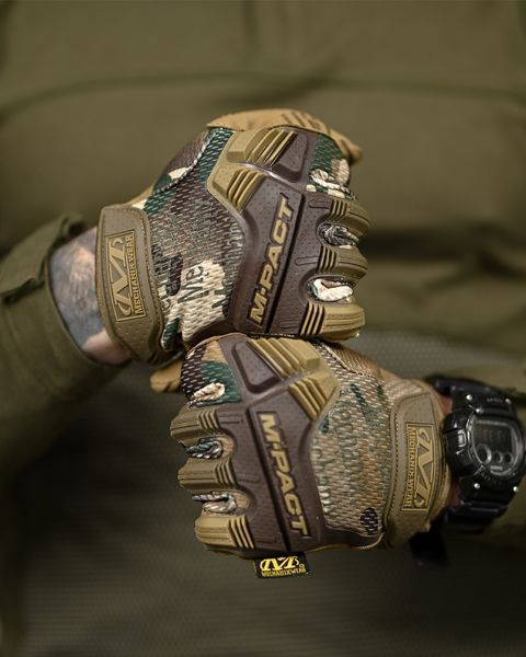Тактичні Рукавиці M-Pact Mechanix мультикам розмір L buy52391frs-L фото