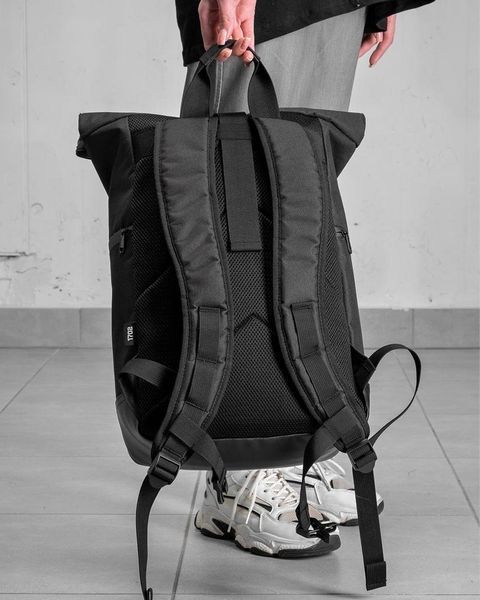 Жіночий Рюкзак Rolltop 30л Without з принтом Crown чорний 42х 26 см wb8055103frs фото