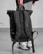 Жіночий Рюкзак Rolltop 30л Without з принтом Crown чорний 42х 26 см wb8055103frs фото 2