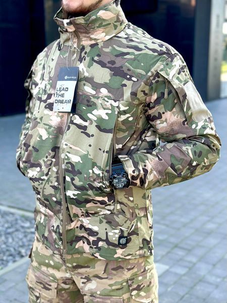 Куртка Han Wild Softshell на флісі з липучками під шеврони мультикам розмір 2XL for00654frs-2XL фото