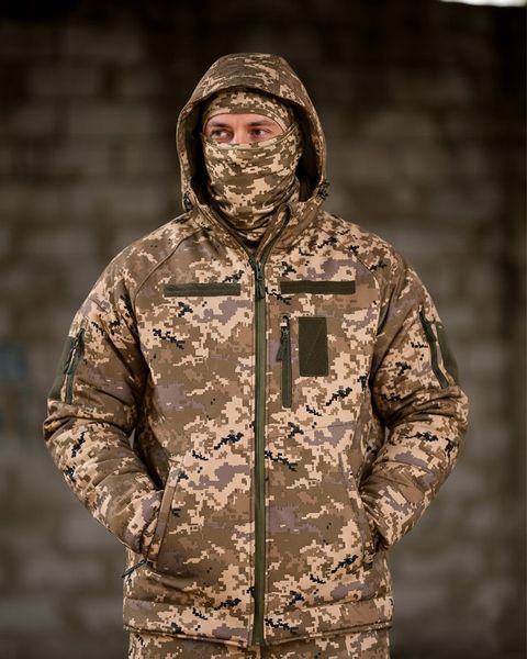Куртка Restart SoftShell на Omni-Heat з липучками під шеврони піксель розмір S buy94565frs-S фото
