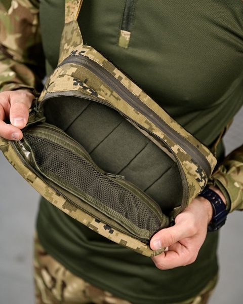 Нагрудна Сумка 1.8 л Laberis Cordura піксель buy93309frs фото