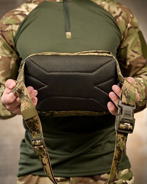 Нагрудна Сумка 1.8 л Laberis Cordura піксель buy93309frs фото