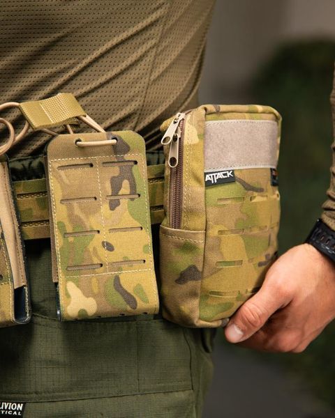 Розвантажувальний Пояс Attack Tactical з підсумками мультикам buy97799 фото