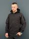 Костюм SoftShell на флісі Куртка з капюшоном + Штани чорна розмір 3XL for00628frs-3XL фото 3