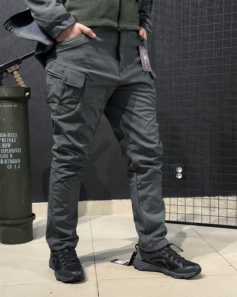 Костюм Tactical Vanguard SoftShell Куртка з капюшоном + Штани сірий розмір S for02383frs-S фото