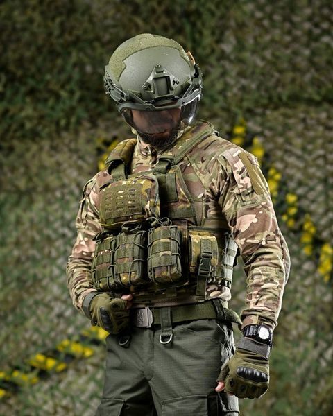 Плитоноска Standart Cordura з підсумками мультикам buy91593frs фото