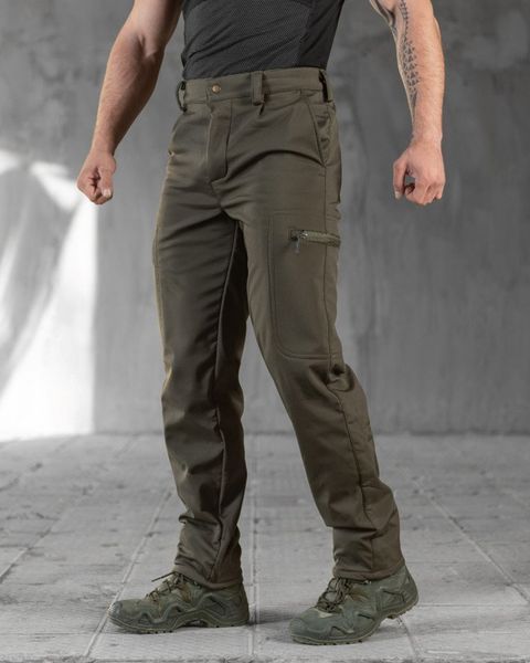 Штани SoftShell з гумкою в поясі олива розмір S buy50824frs-S фото