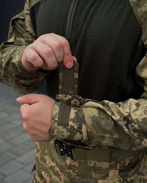Убакс R-Military ріп-стоп на мікрофлісі піксель розмір S for01781frs-S фото