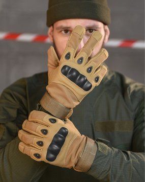 Тактичні Рукавиці з антиковзними вставками койот розмір 2XL buy11134frs-2XL фото