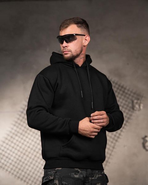 Худі Genesis на флісі з принтом Братство чорне розмір M buy97259frs-M фото