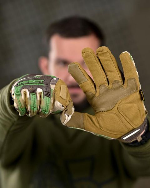 Тактичні Рукавиці Mechanix Wear M-Pact TrekDry мультикам розмір L buy94220frs-L фото