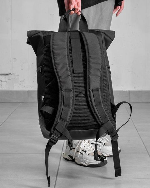 Жіночий Рюкзак Rolltop 30л Without з принтом Minions y чорний 42х 26 см wb8055267frs фото