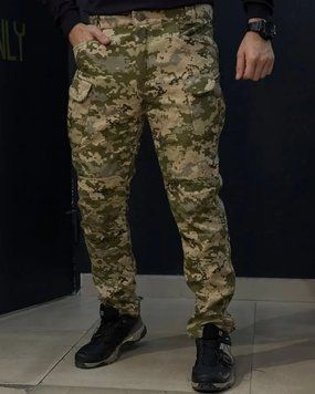 Тактичні Штани SoftShell на флісі піксель розмір S skl8050frs-S фото