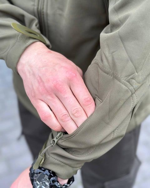 Куртка Voers Softshell на флісі олива розмір M for00055frs-M фото