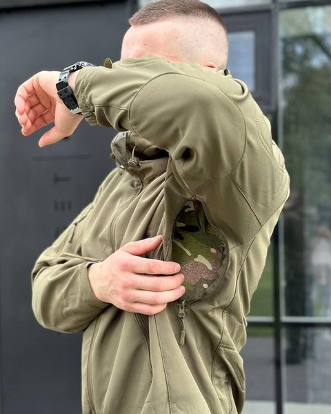 Куртка Voers Softshell на флісі олива розмір M for00055frs-M фото
