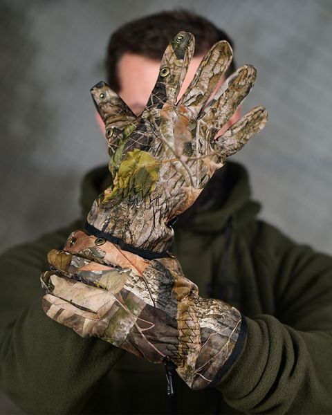 Рукавиці Hunter SoftShell на флісі камуфляж розмір One Size buy94666frs фото
