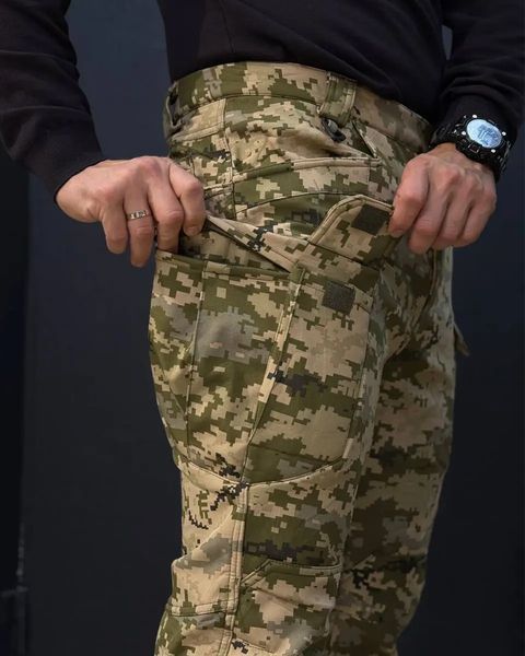 Тактичні Штани SoftShell на флісі піксель розмір S skl8050frs-S фото