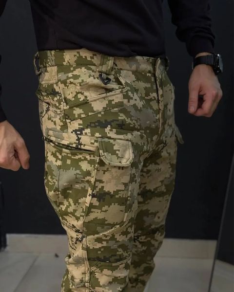 Тактичні Штани SoftShell на флісі піксель розмір S skl8050frs-S фото