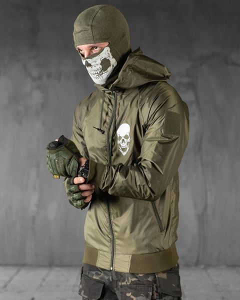 Тактична Вітровка водовідштовхувальна Battle з принтом олива S buy88945frs-S фото