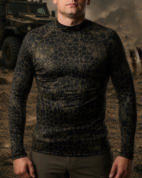 Лонгслів R-Military Jersey олива-Cobra розмір S тмс04944frs-S фото