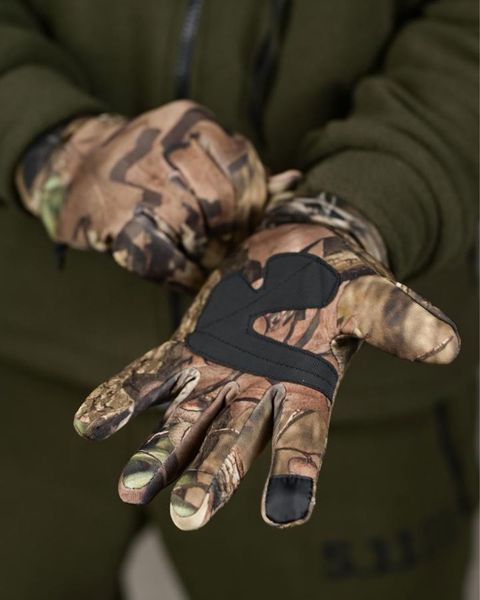 Рукавиці Sizen SoftShell на флісі камуфляж розмір One Size buy94665frs фото